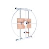 Metal shoulder exercise wheel. Adjustable in height