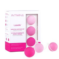 Laselle INTIMINA weighted exerciser set: 3 progressive weights to quickly strengthen and tone your pelvic floor Laselle INTIMINA weighted exerciser set: 3 progressive weights to quickly strengthen and tone your pelvic floor