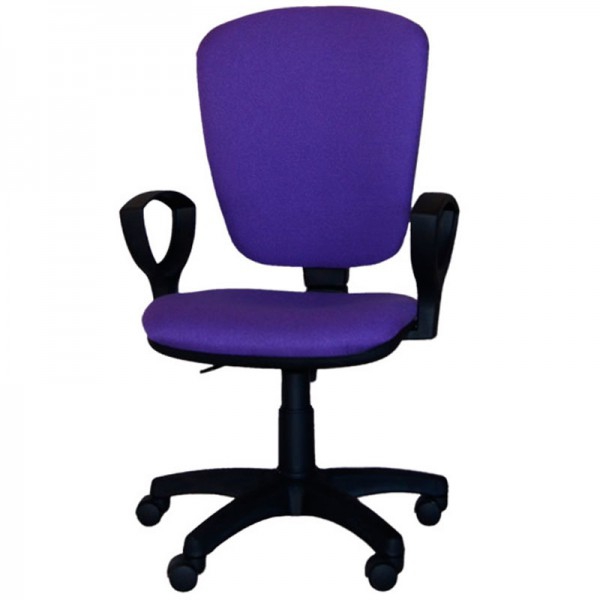 Udine Economy ergonomic swivel chair: With black structure, armrests and Baly (textile), Bonday or eco-leather upholstery