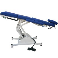 ENT Chair - Ophthalmologist Milano: Robust structure, electric elevation, foldable backrest and legrest (hydropneumatic or motorized)