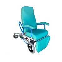 Fénix multifunctional patient chair: Geriatrics, home, emergencies, transportation and urban walking, rollable and elevatable