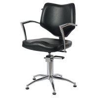 Davis Hairdressing Chair: chrome armrests and star base