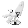 Hydraulic rotary chair for podiatry Sol: With height adjustment, backrest and footrest