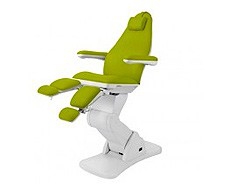 Armchairs and podiatry equipment
