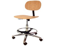 Wooden Kinefis Stools with Backrest