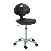 Kinefis Elite polyurethane stool: With backrest and average height of 55 - 75 cm Kinefis Elite polyurethane stool: With backrest and average height of 55 - 75 cm