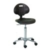 Kinefis Elite polyurethane stool: With backrest and average height of 55 - 75 cm