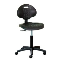 Kinefis Economy polyurethane stool: With backrest and medium height of 55 - 75 cm Kinefis Economy polyurethane stool: With backrest and medium height of 55 - 75 cm