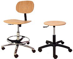 Wood Kinefis stools Wood Kinefis stools