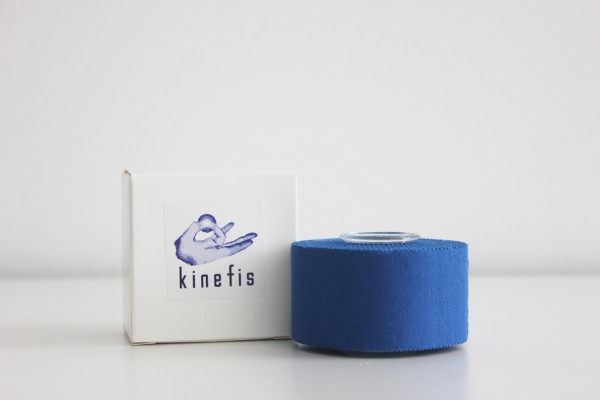 Tape Kinefis Excellent 3.75cm x 10m: Inelastic sports bandage (blue color)