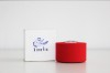 Tape Kinefis Excellent 3.75cm x 10m: Inelastic sports bandage (red color)
