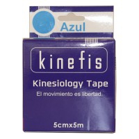 Neuromuscular Bandage - Kinefis Kinesiology Tape Blue 5 cm x 5 meters