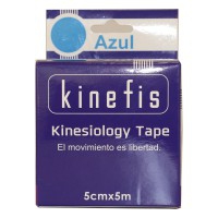 Neuromuscular Bandage - Kinefis Kinesiology Tape Blue 5 cm x 5 meters Neuromuscular Bandage - Kinefis Kinesiology Tape Blue 5 cm x 5 meters