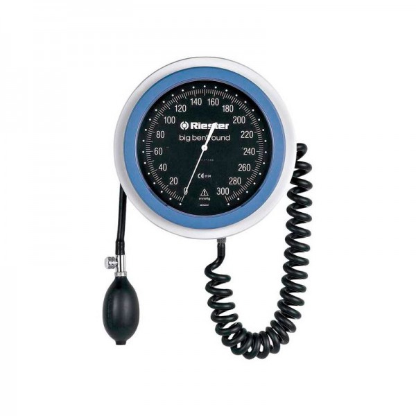 Riester big ben round wall aneroid sphygmomanometer, adult velcro cuff Riester big ben round wall aneroid sphygmomanometer, adult velcro cuff
