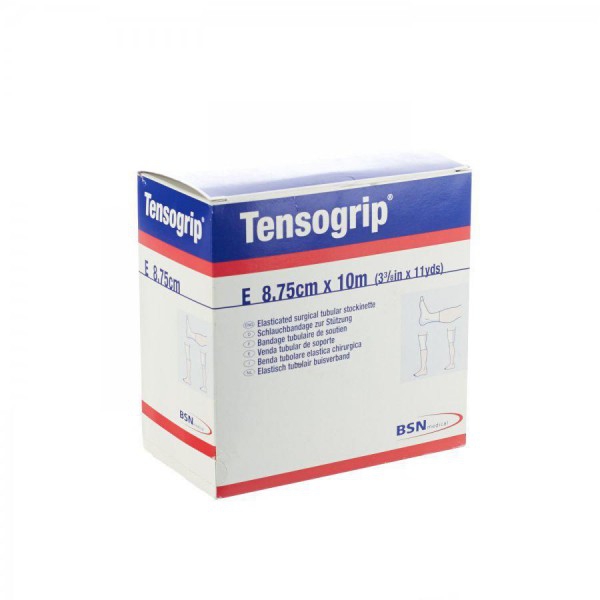 Tensogrip E Arms Legs and Knees: Compressive Tubular Bandage with cotton (8.75 cm x 10 meters) Tensogrip E Arms Legs and Knees: Compressive Tubular Bandage with cotton (8.75 cm x 10 meters)