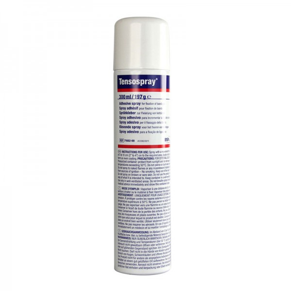 Tensospray 300 ml: Spray adhesive suitable for fixing bands