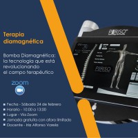 DIAMAGNETIC THERAPY. DIAMAGNETIC PUMP: THE TECHNOLOGY THAT IS REVOLUTIONING THE THERAPEUTIC FIELD - VIA ZOOM - 02-23-2024