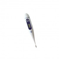 Rigid tip thermometer: last result memory and auto power off