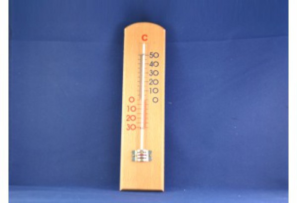Wall Thermometer in wood