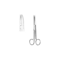 Curved, sharp/sharp surgery scissors. 14 cm. (UNTIL STOCKS END)