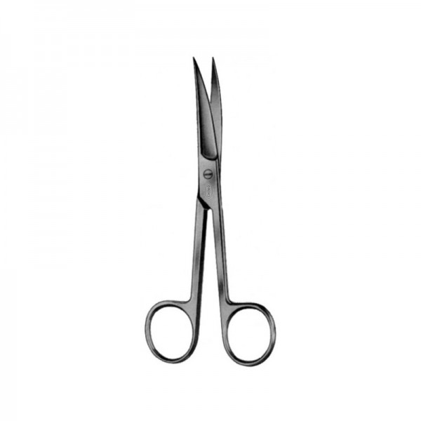 Surgery scissors, curve, Acute / Aguda. 15 cm. German quality. (While stocks last)