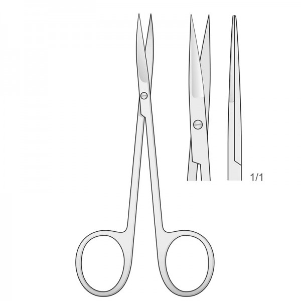 IRIS straight scissors, 11cms. (UNTIL STOCKS END)
