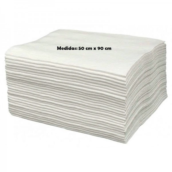 Disposable Nonwoven Towels: 50X90cm (Pack of 25 units)