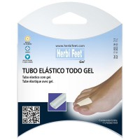 Elastic tube all polymer gel: Relieves, prevents friction and protects the skin of the feet