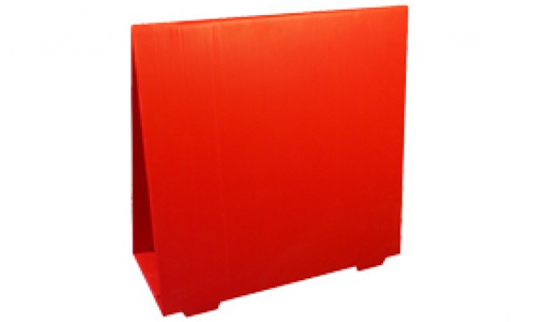 Folding cardboard fence Folding cardboard fence