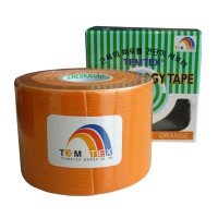 Temtex Kinesiology tape color Orange (5cm x 5m)