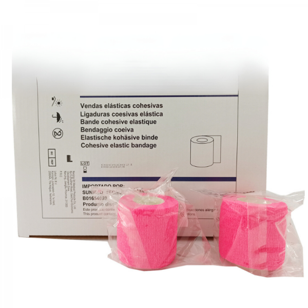 Coban Kinefis NT Type Cohesive Bandage, Pink Color Coban Kinefis NT Type Cohesive Bandage, Pink Color