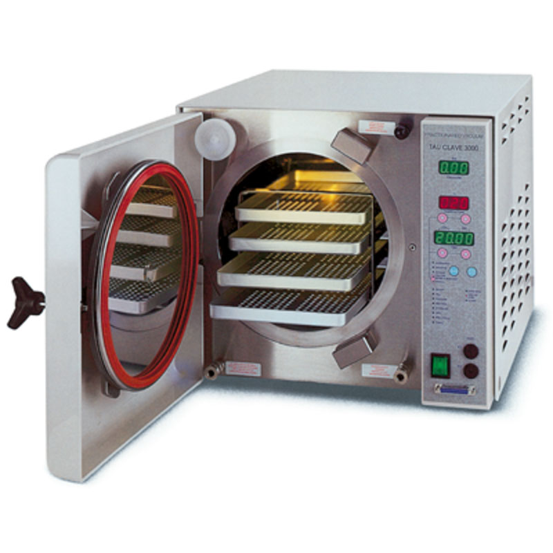 Tauclave 3000 fractionated vacuum autoclave class s 16 liters Class s