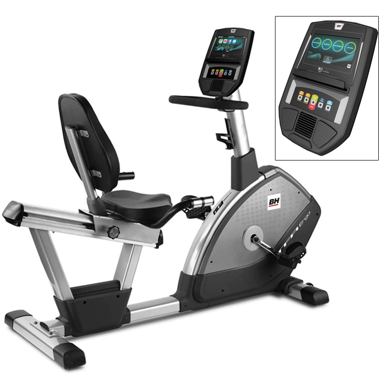 Tfr ergo bh fitness reclining exercise bike with tft screen equipped