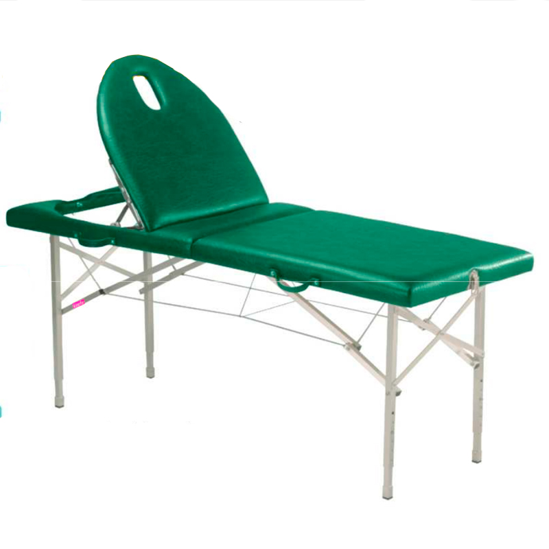 Aluminum folding stretcher, 2 bodies and fixed height kinefis scheld