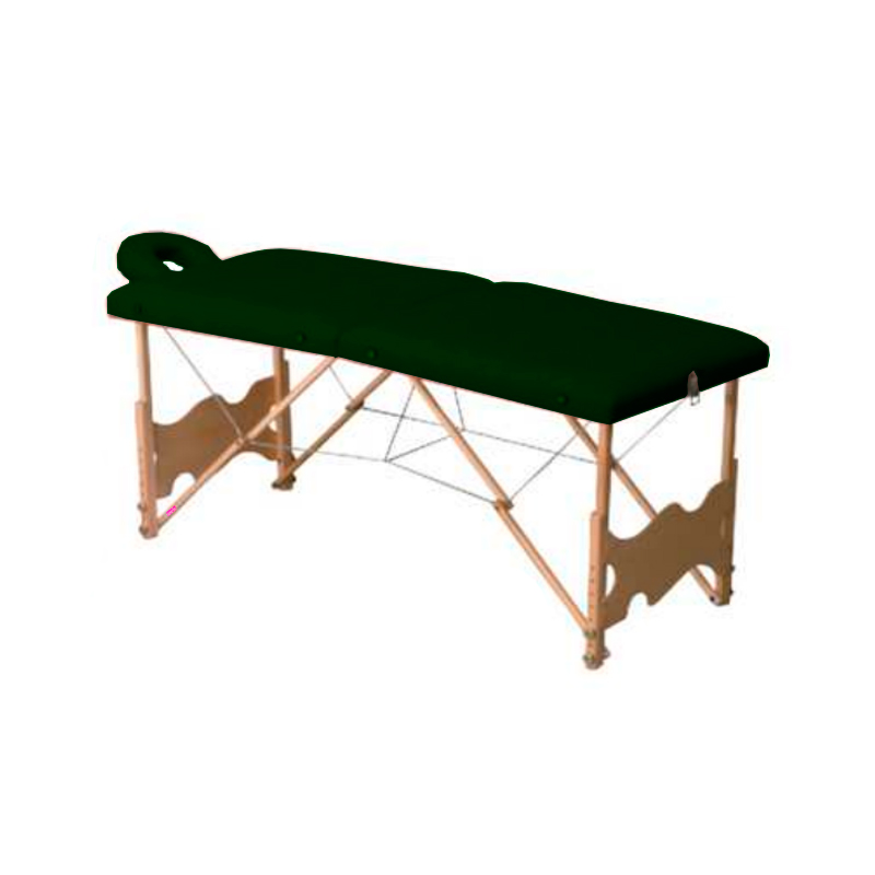 Wooden folding stretcher, 2 sections and adjustable height kinefis