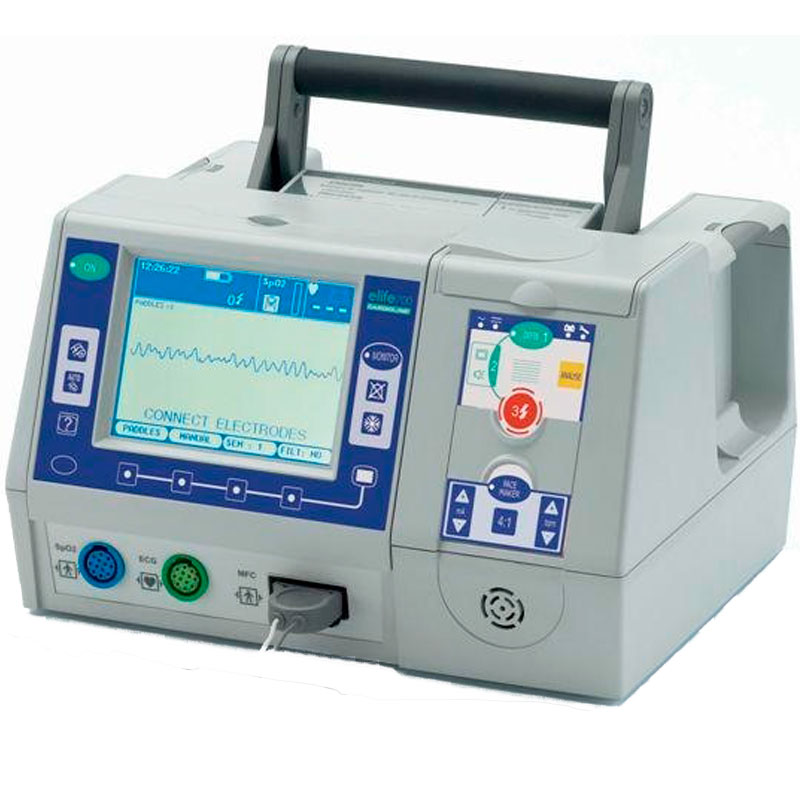 Semiautomatic and manual external defibrillators elife 700