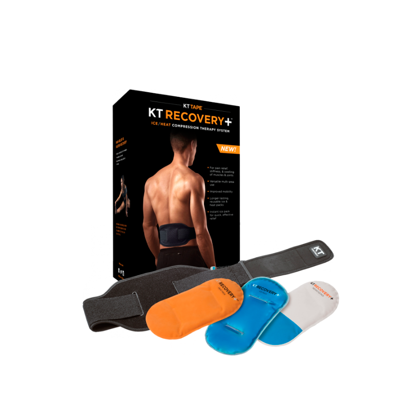 Recovery + kt kinesiology bandage for relief of pain, stiffness and