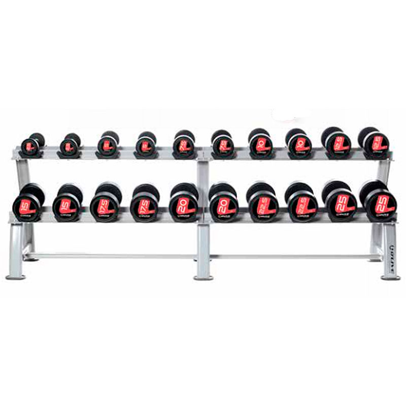 Dumbbell rack for 10 pairs prosyte Dumbbells and prostyle