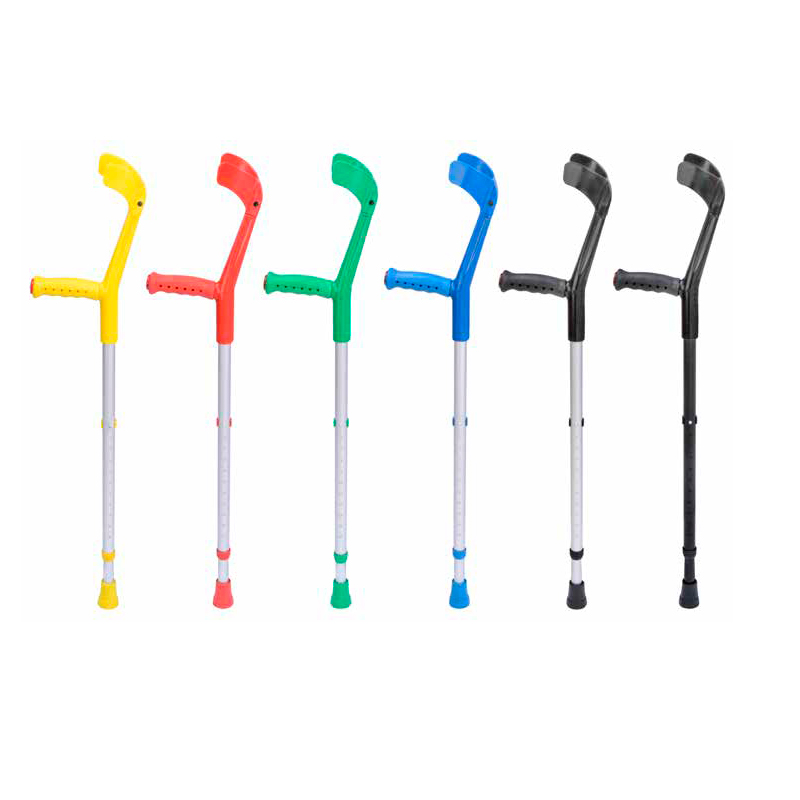 Crutches of integral frame light, original, ergonomic and with a
