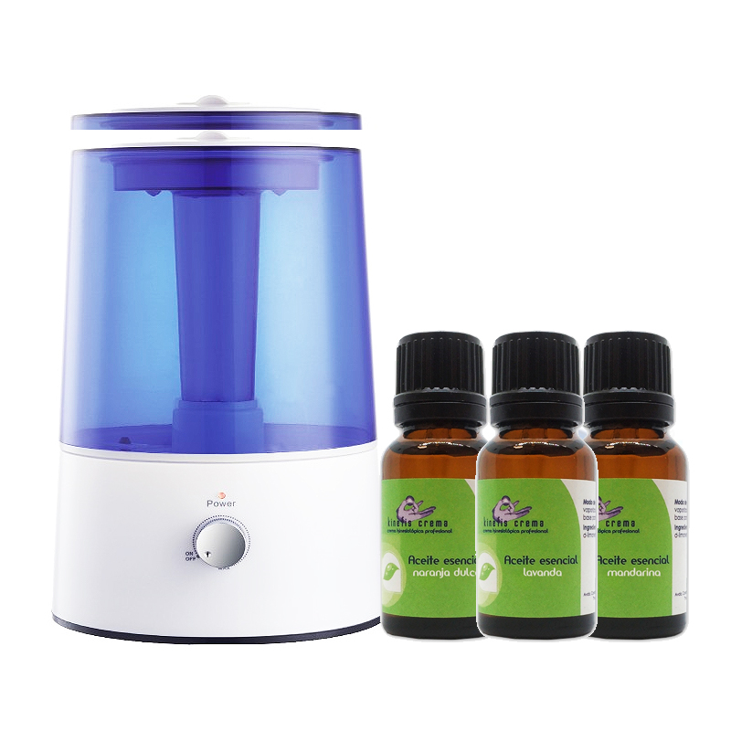 Zen kinefis pack ultrasonic humidifier + essential oils (lavender